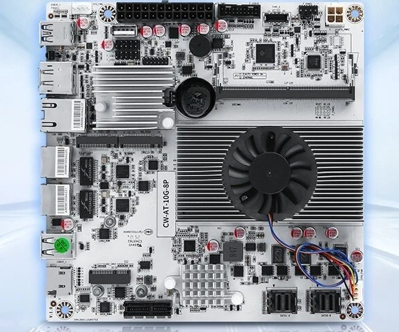 Nas Motherboard 8 Sata Mini Itx - DDR5 RAM, Dual M.2 NVMe, 10Gbps